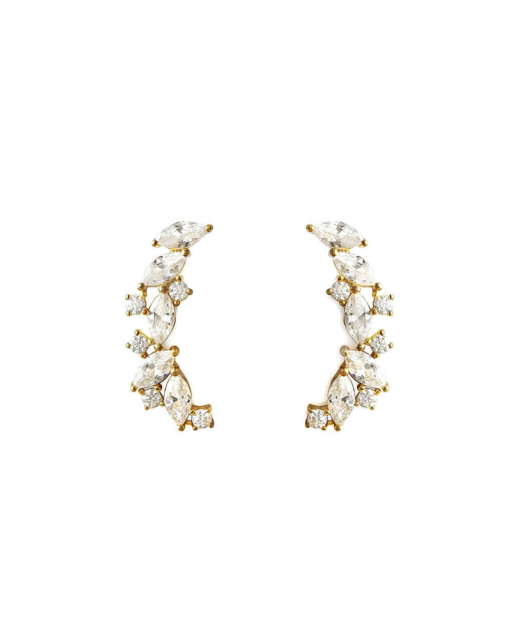 boucles d'oreille grimpante,  de boucles grimpantes,   boucles d'oreille montantes