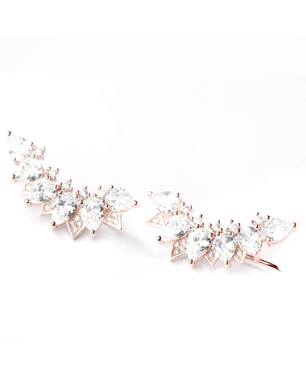 boucles d'oreille grimpante, boucles d'oreille montantes, Boucles d'oreilles grimpantes contour de lobe