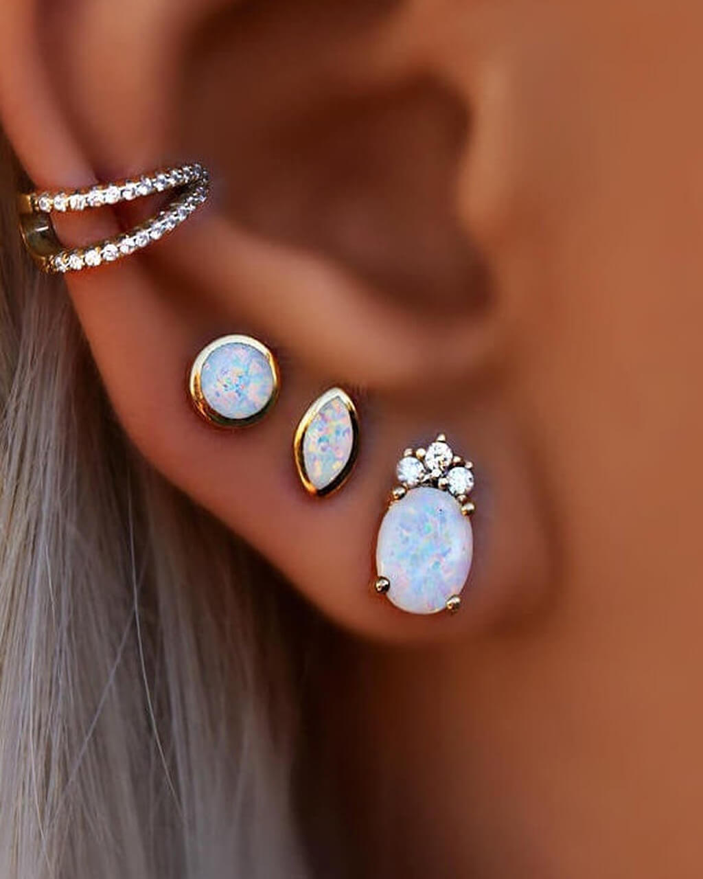 Opal ear stack