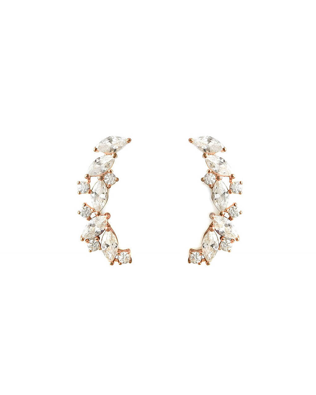 ear climber, silver ear climber earrings