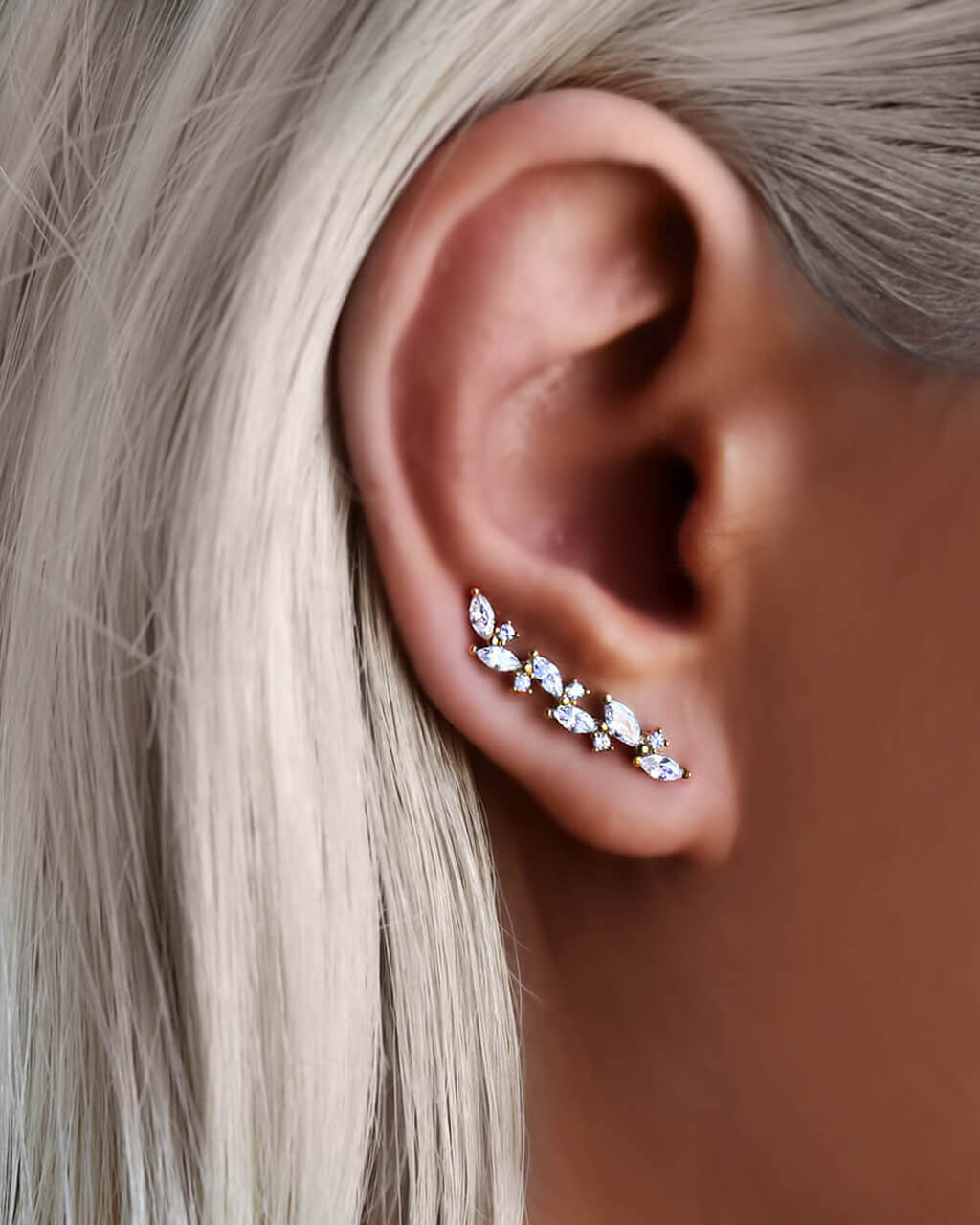 climber earrings, VERENDI 