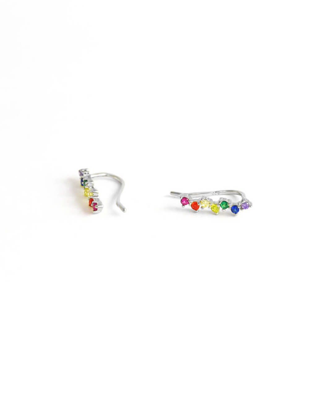 rainbow ear pins