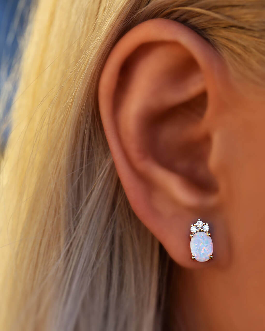 opal earrings