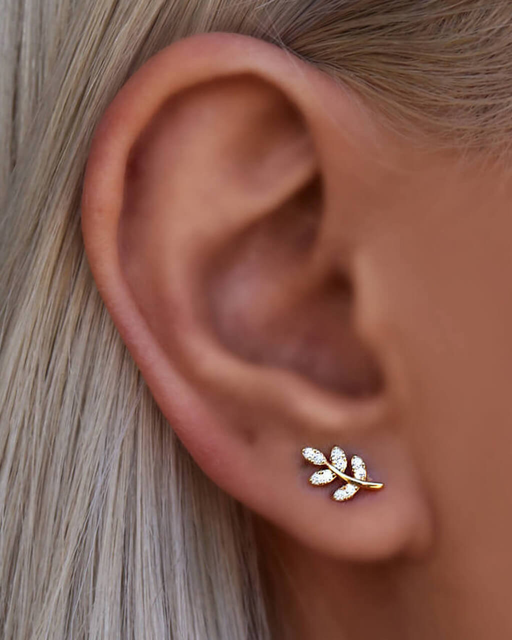 Cute Leaf Ear Studs
